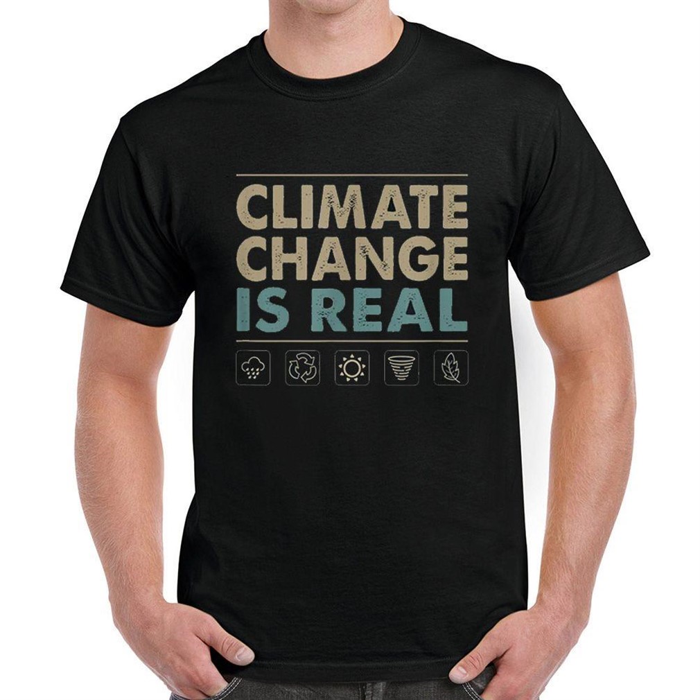 Climate Change Is Real Vintage T-shirt