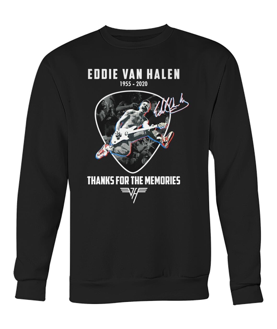 Eddie Van Halen Shirt 1955 2020 Thank You The Memories