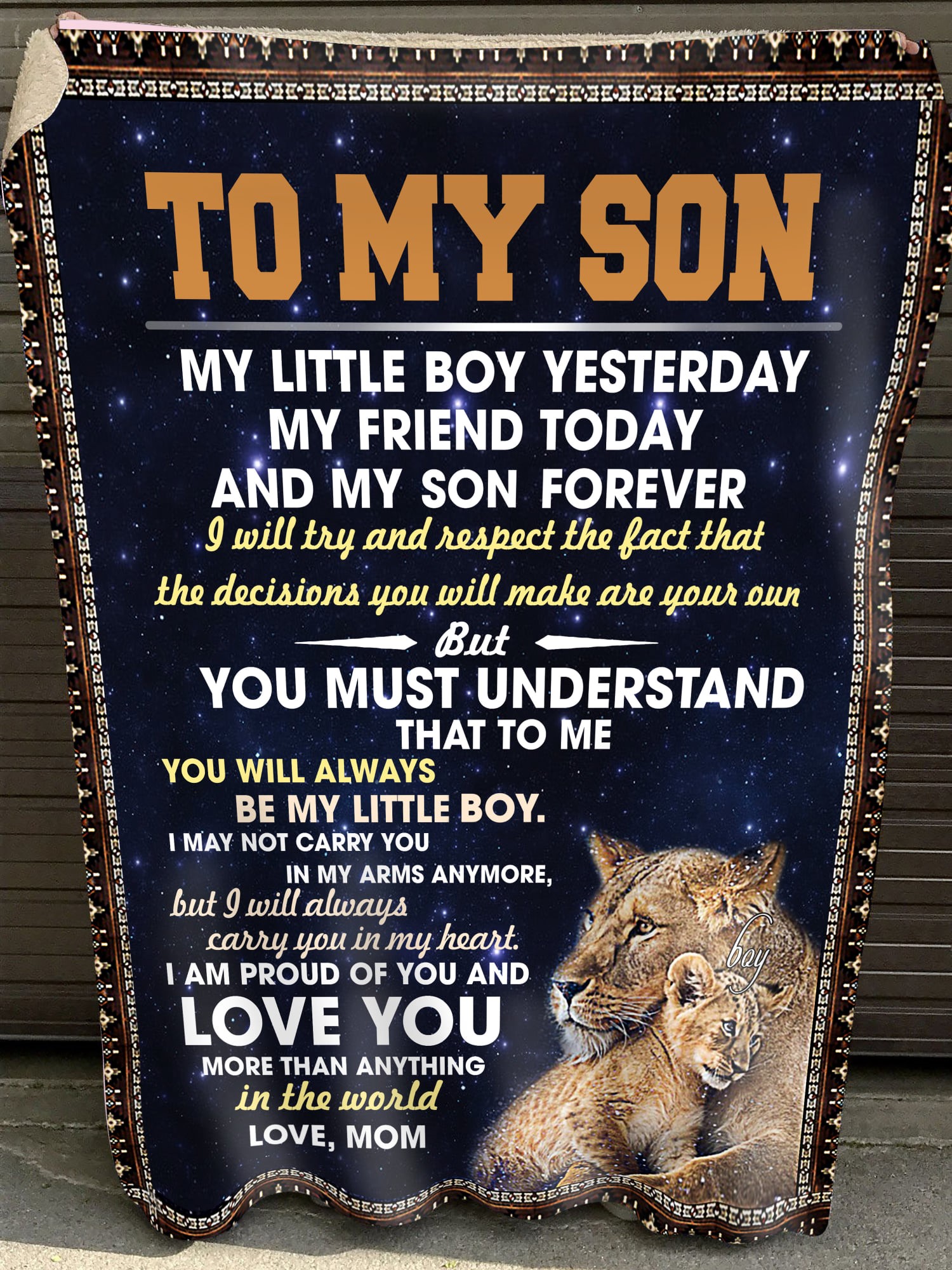 To My Son Love You