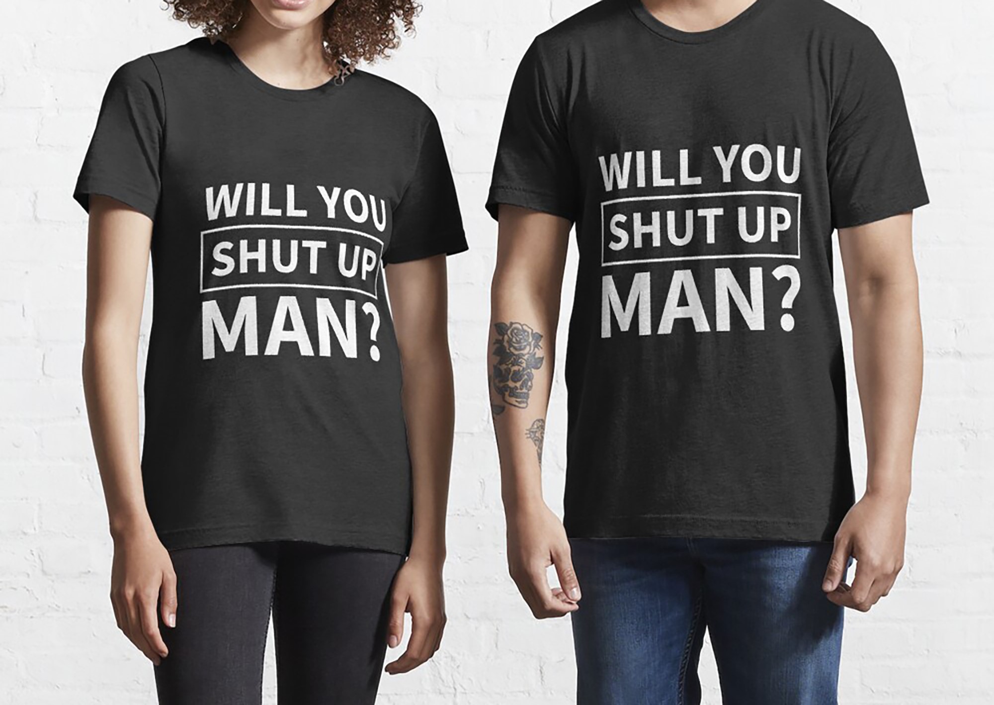 Biden Haris Said Will You Shut Up Man Essential T-shirt