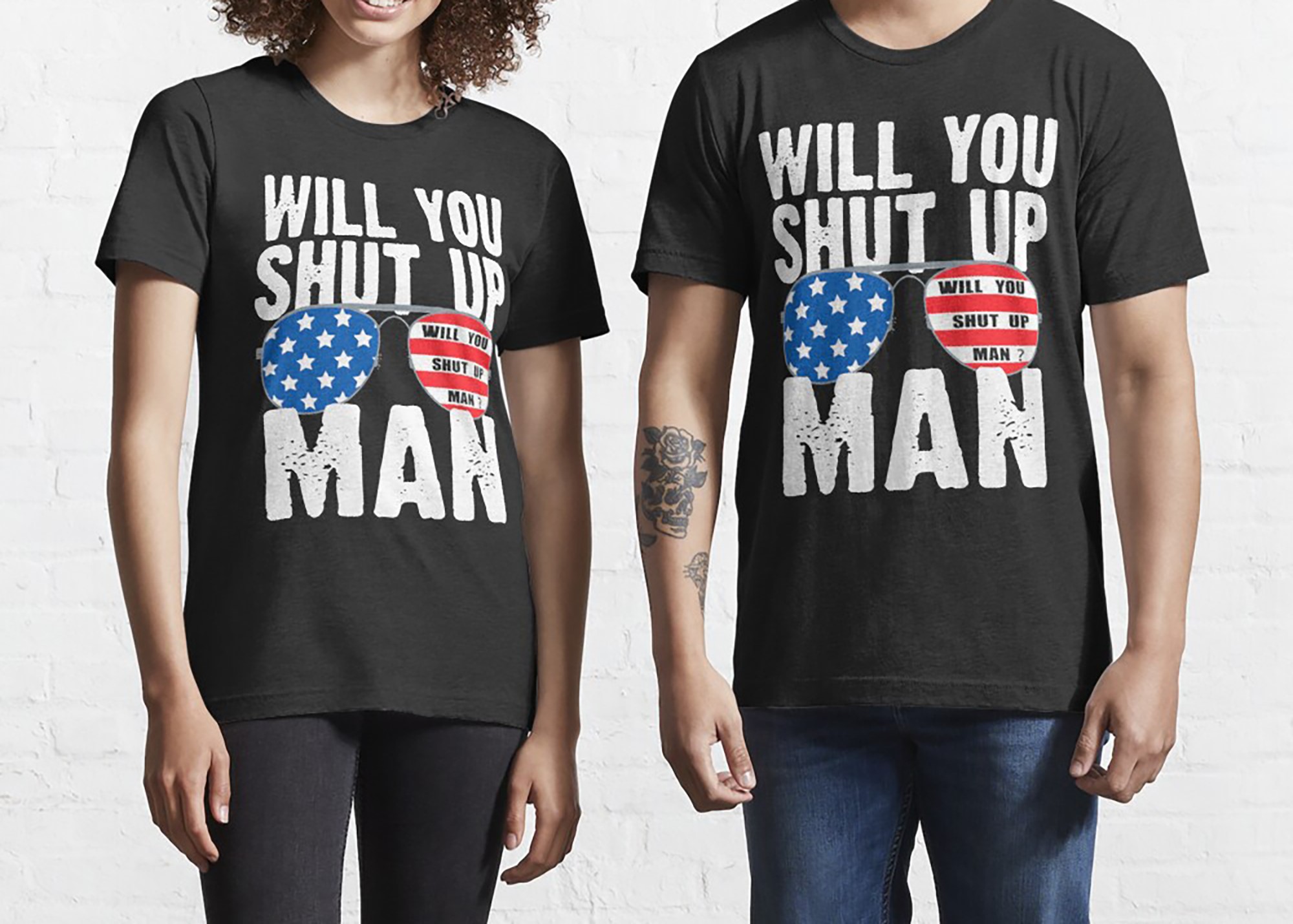 Will You Shut Up Man - Funny Biden Trump Presidential Debate 2020 Essential T-shirt