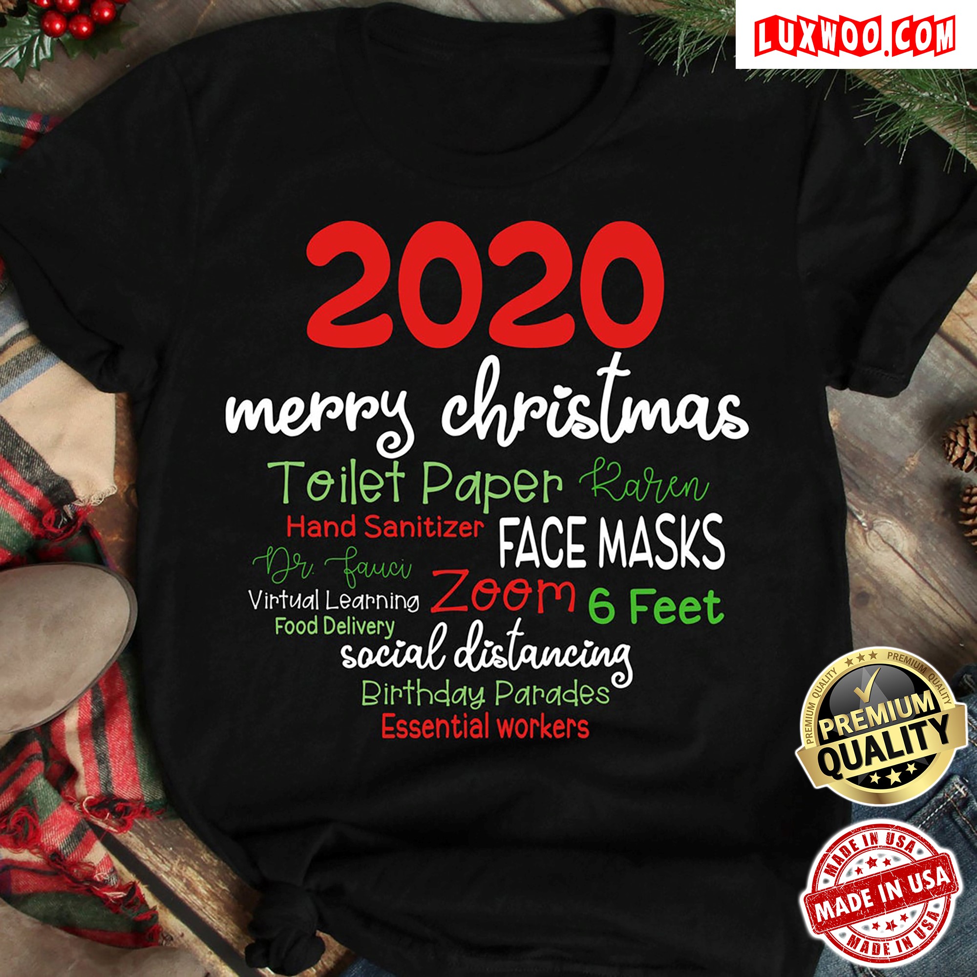 2020 Merry Christmas Quarantine Christmas Gift