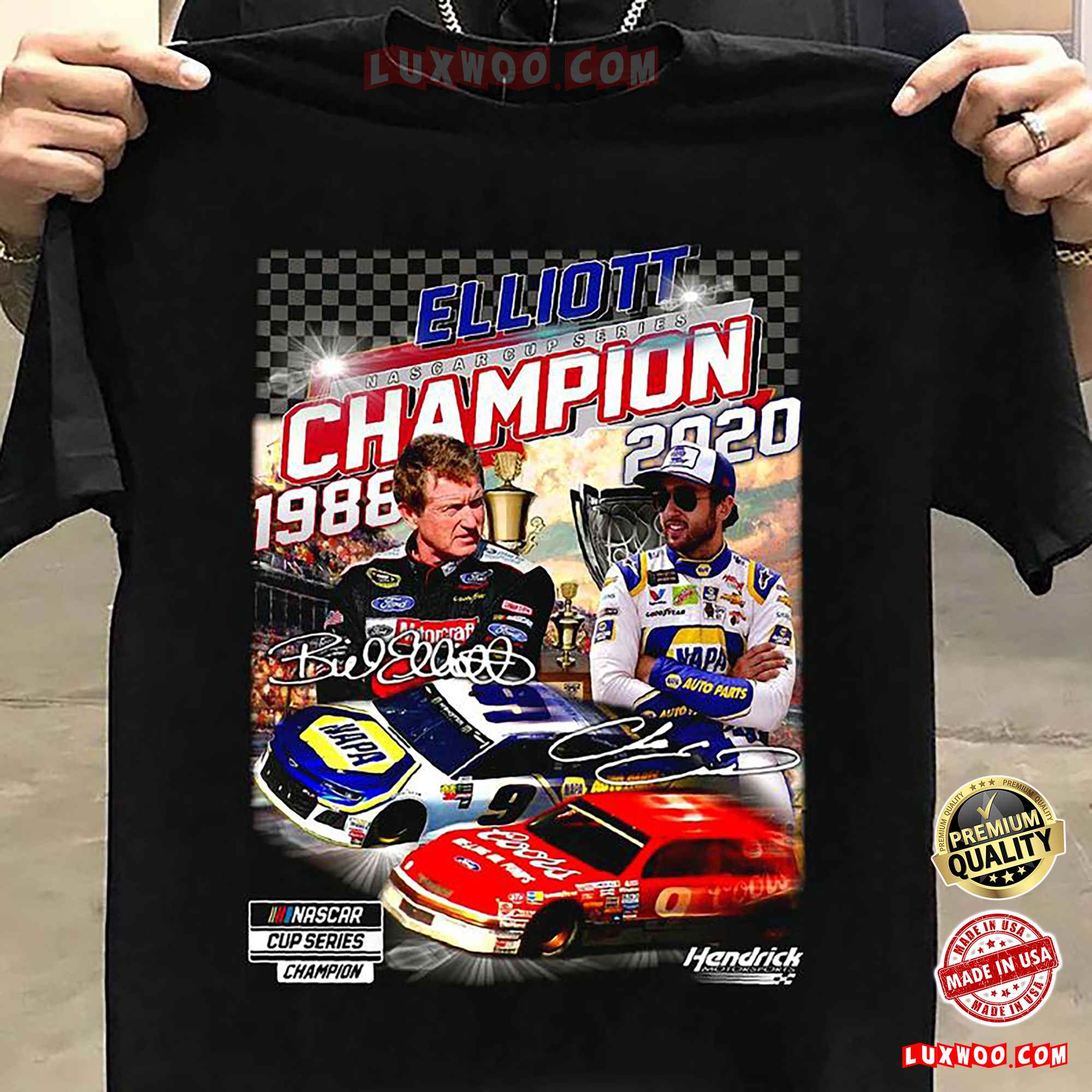 Elliott Nascar Cup Series Champion 1988 2020 Signature Shirt Best Seller