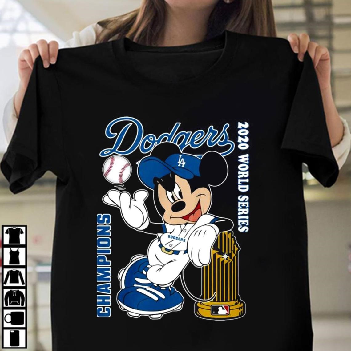 Mickey Mouse Los Angeles Dodgers Champions 2020 World Series Shirt La Dodgers Champions 2020 World Series