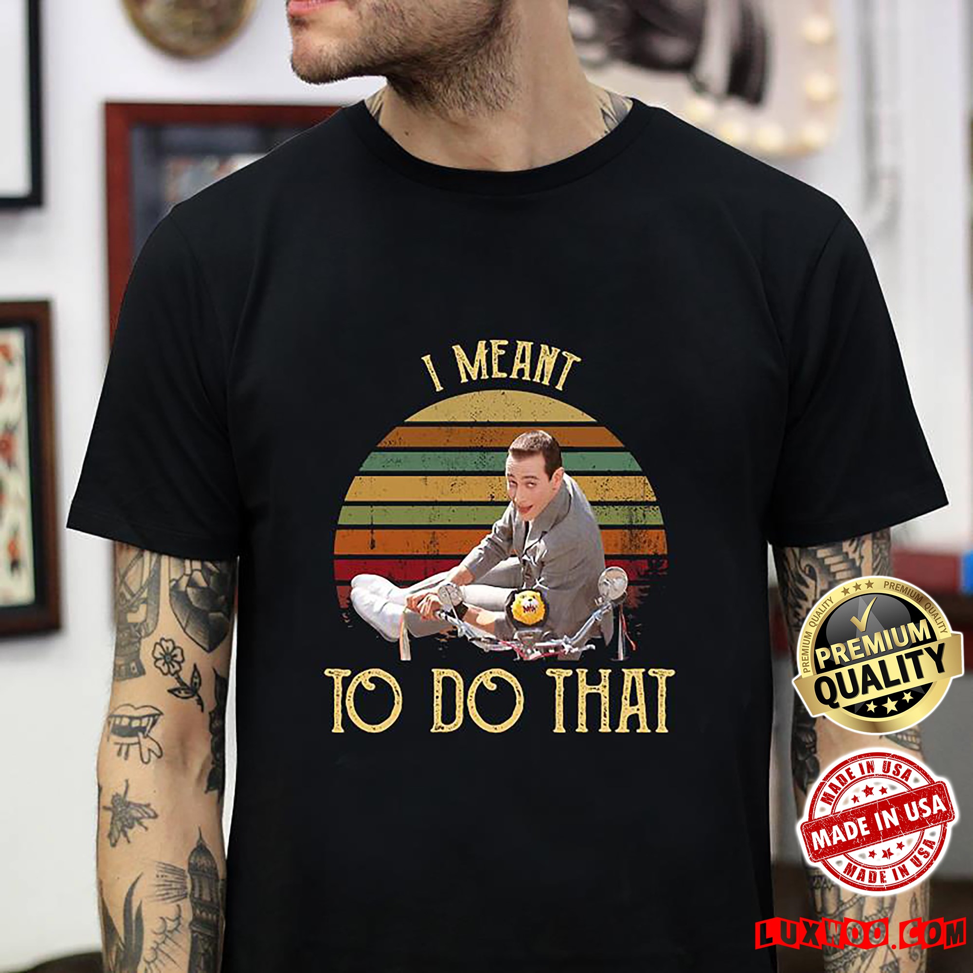Pee Wee Herman I Meant To Do That Vintage T-shirt