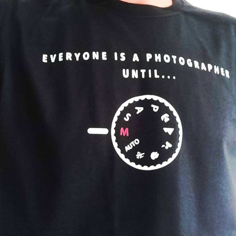 Everyone Is A Photographer Until Manual Mode Is On Shirts Plus Size Up To 5xl photo review