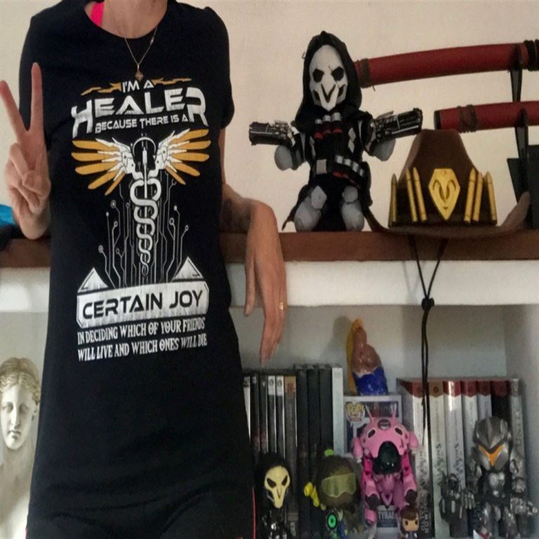 Overwatch Im A Healer Because There Is A Certain Joy Shirts Size Up To 5xl photo review