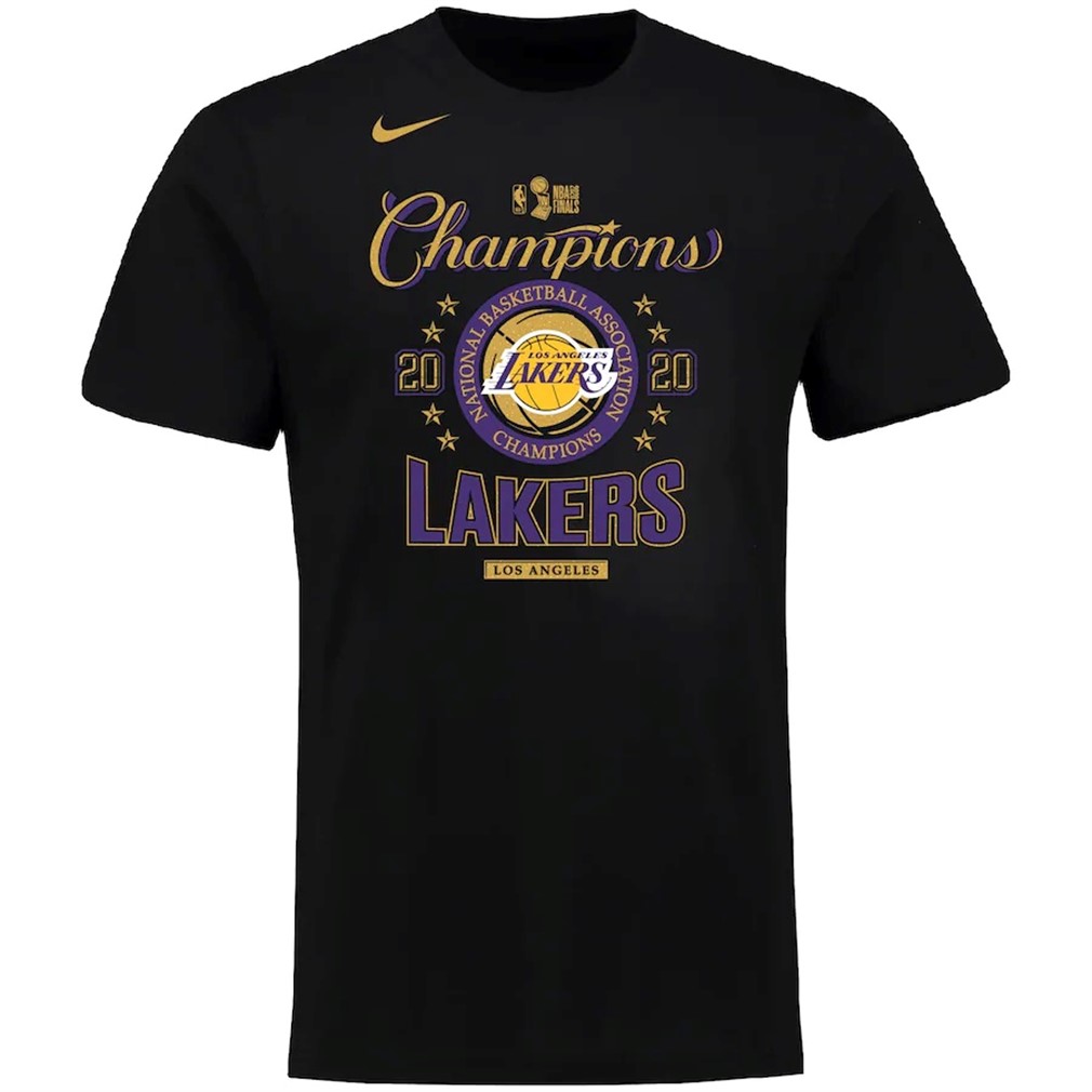 Los Angeles Lakers 2020 Nba Finals Champions Locker Room T-shirt ...