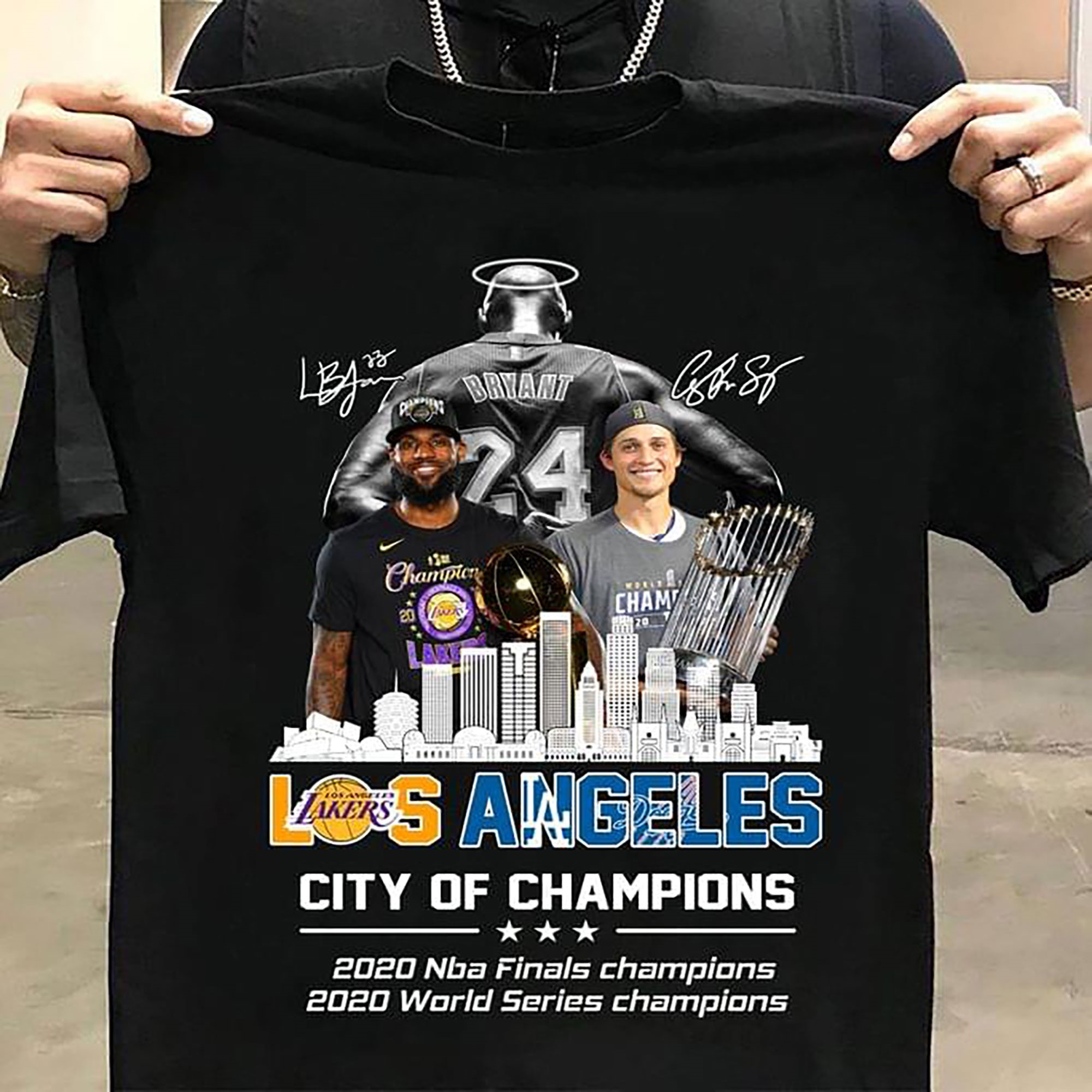 Los Angeles Lakers And Los Angeles Dodgers City Of Champion 2020 Shirt