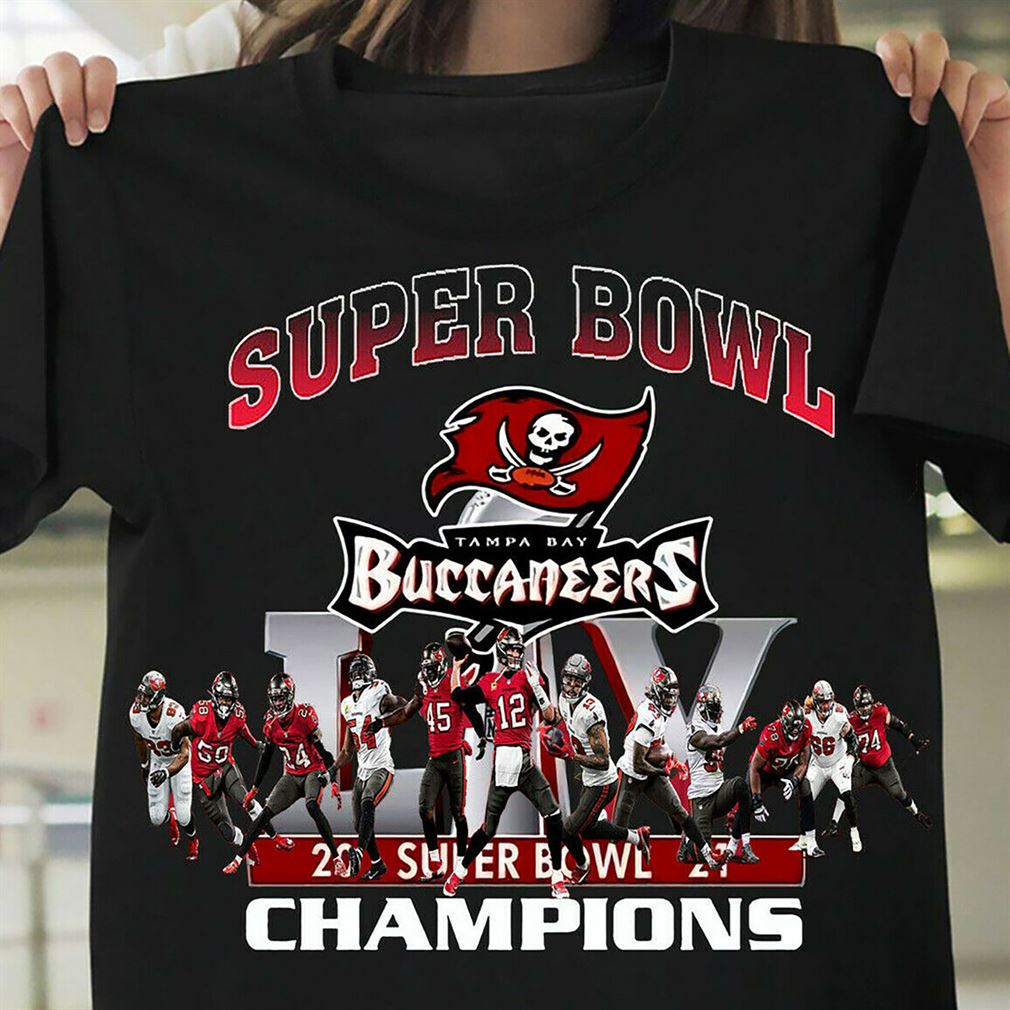 Tampa Bay Buccaneers Super Bowl Champions 2021 T Shirt S-5xl Super Bowl