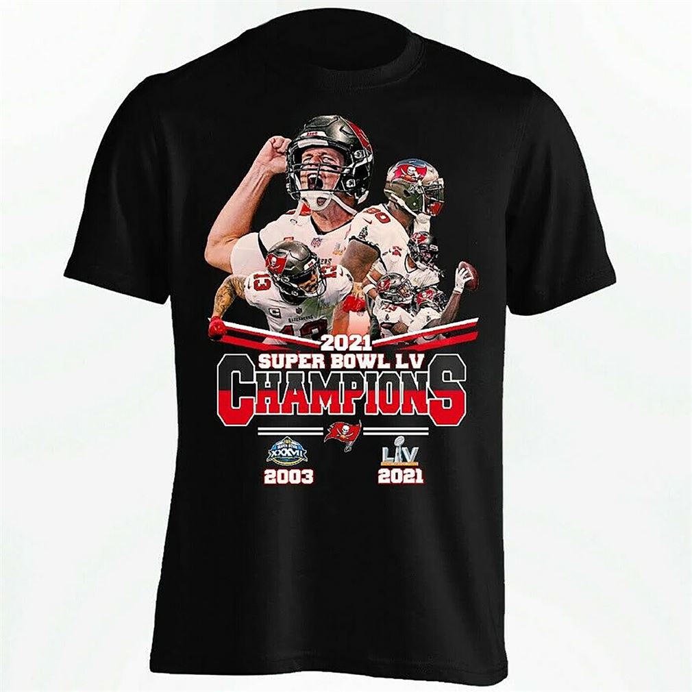 Tampa Bay Buccaneers Super Bowl Lv Champions 2021 T-shirt Gift Fan