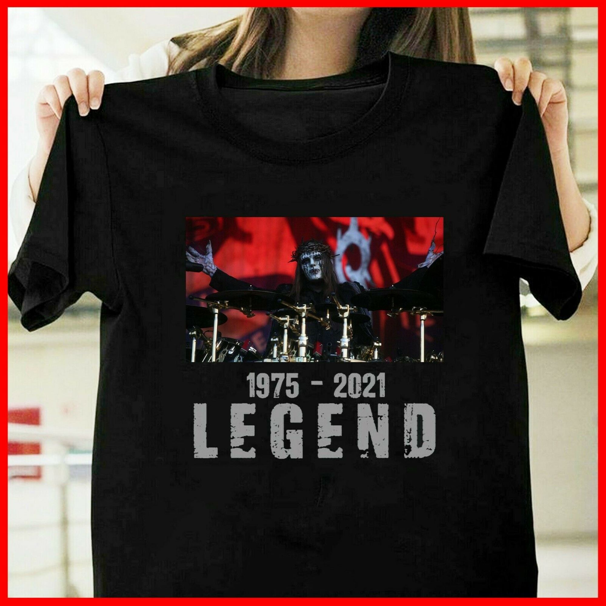 Rip Joey Jordison Legend Never Die Black Unisex T-shirt S-5xl
