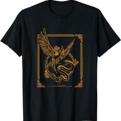 The Ballad of Songbirds and Snakes Framed Gold Keayart T-Shirt