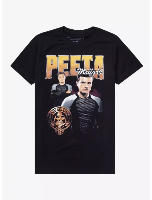 The Hunger Games Peeta Mellark Retro Style T-Shirt