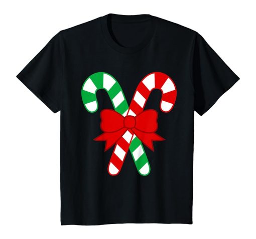 Kids Candy Canes Holiday Gift Shirt