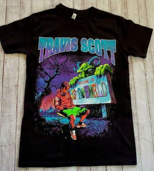 Travis Scott Welcome to Astro Word T-Shirt