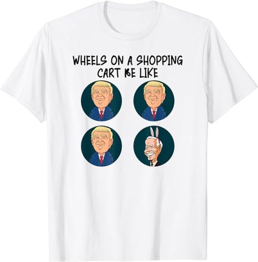 Eledvb Funny Trump 2024 Anti Biden Political Meme T-Shirt