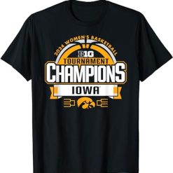 Iowa Hawkeyes Big Ten Champs 2024 Women's Basketball T-Shirt