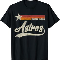 Vintage Astros Retro Style 70s 80s First Name T-Shirt