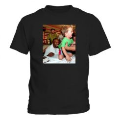 Funny Mike Tyson Biting Baby Graphic T-Shirt